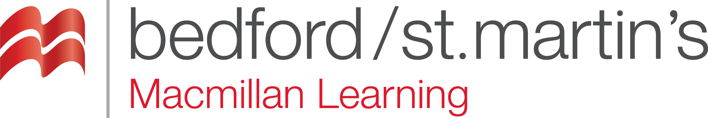 Bedford, St. Martin's, and Macmillan Learning Logo