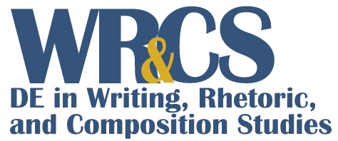 logo for Writing, Rhetoric, and Composition Studies (WRaCS) PhD Emphasis
